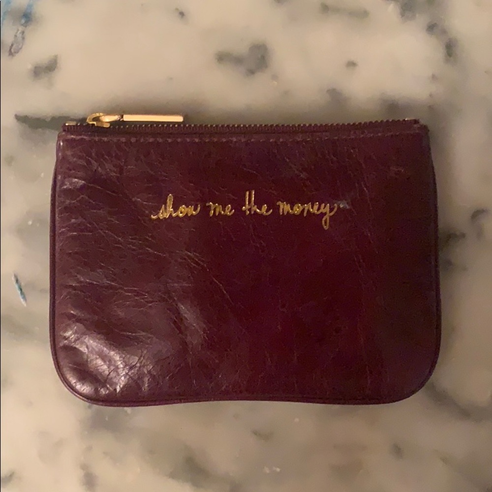 Rebecca Minkoff Maroon leather coin purse